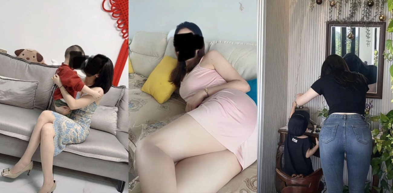 海角精选：后妈得知我要回家 当她外甥女面就发骚了 换上开裆裤求我内射她