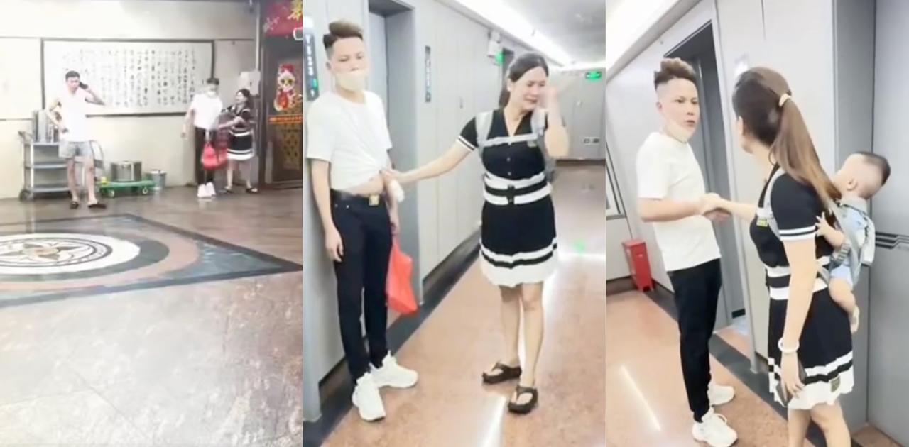 广东湛江西湖大道女子带新生儿捉奸 丈夫出轨聊天记录曝光 街头对峙掀起网络风暴