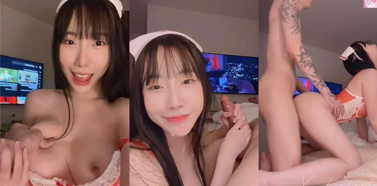 外站博主Highsstn高颜值网红蕾丝情趣套猛 操口爆流精私拍