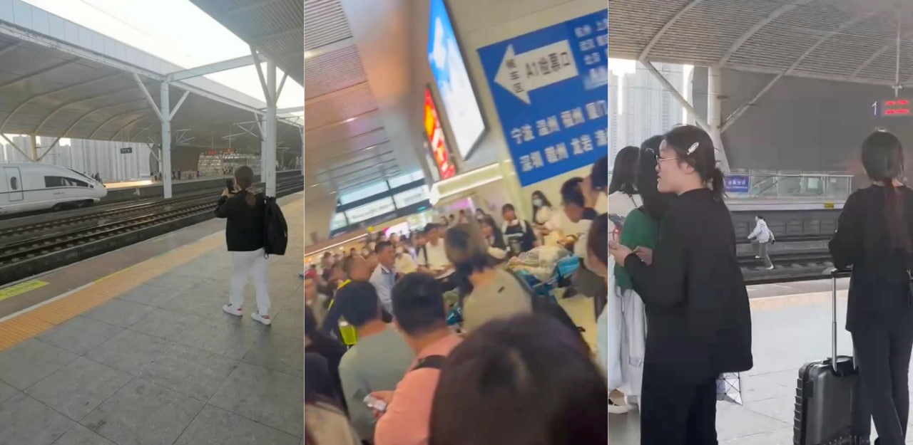 最新火爆事件！余姚北高铁站卧轨自杀！直接惊呆高铁站全体人员！