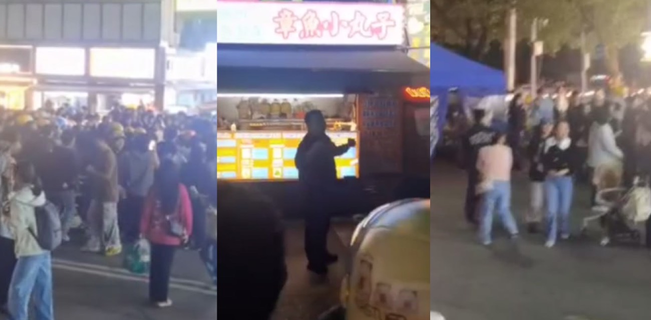 湖南大学章鱼小丸子奶奶被两女子砸摊大战 推搡扯倒老奶奶 儿子卖惨围观百人视频曝光