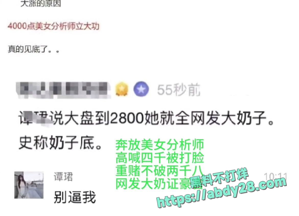 4000点分析师谭珺爆料怀了广发基金杨冬孩子 26