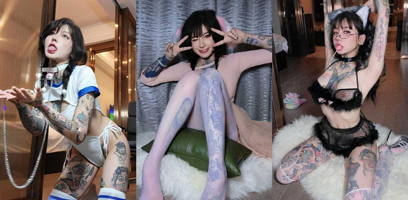 推特福利姬longmaocouple新作 极品纹身精神小妹的反差一面 各种激操体验感拉满