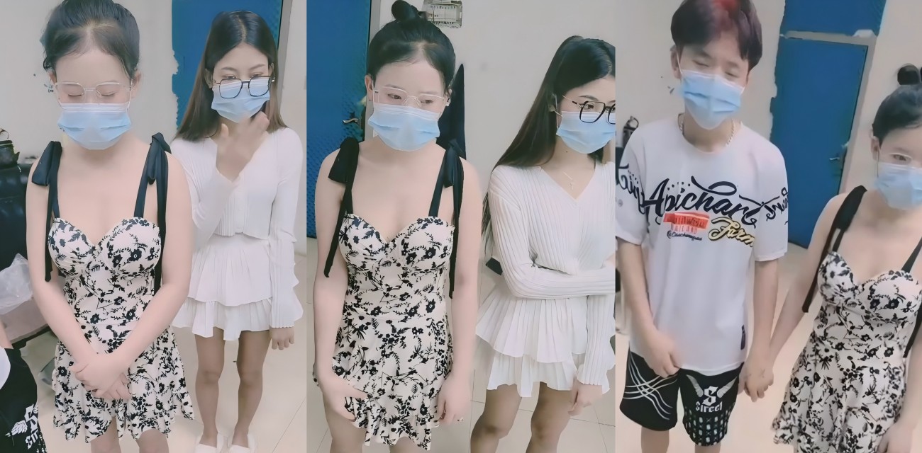 全网疯球 小伙带姐妹花大战黑鬼男 大吊疯狂输出 眼镜妹直呼受不了