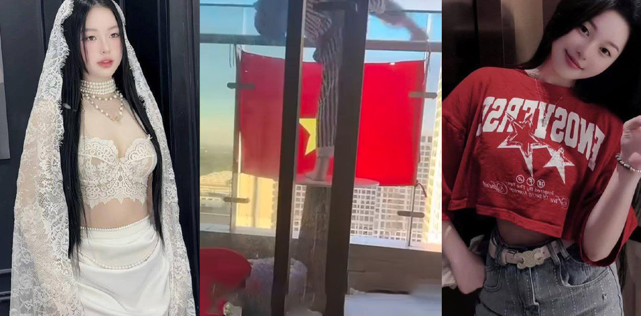 国外的直播就是狂野 越南连直播跳楼的都有 就是可惜了这么好看的妹子