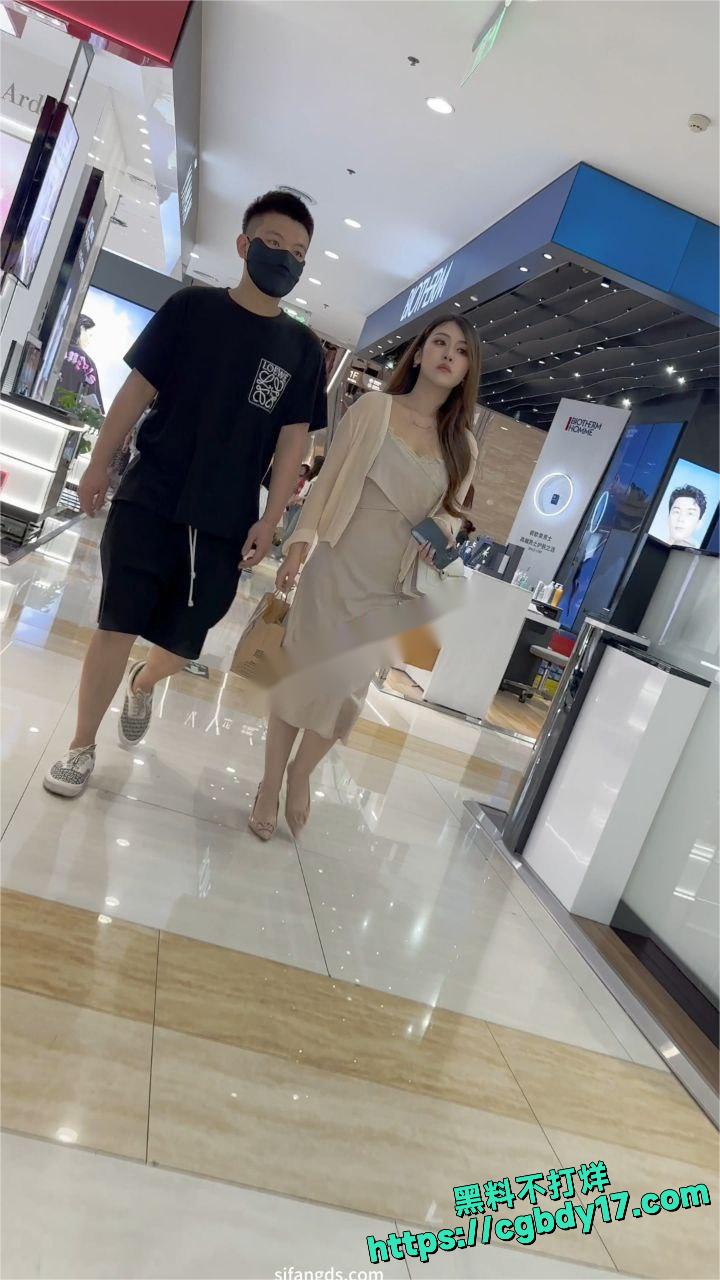 无内模特级美女逛街5