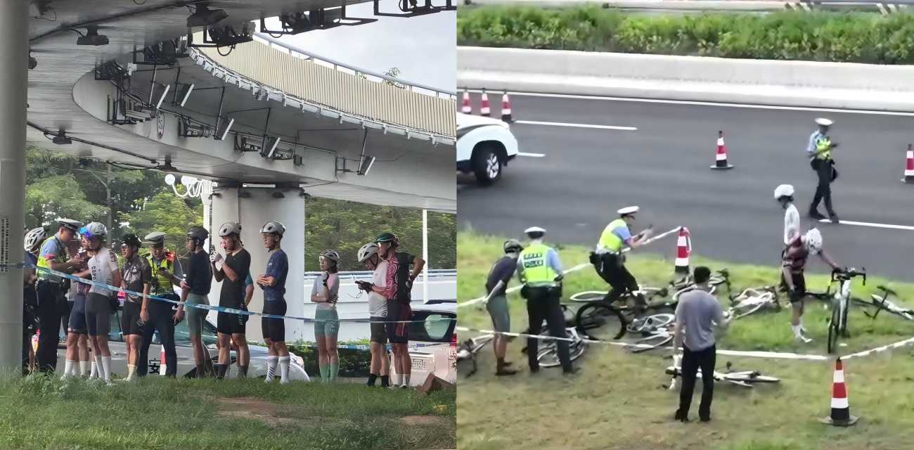 深圳骑行瓜 单车进隧道被交警堵 500元罚单砸懵骑友