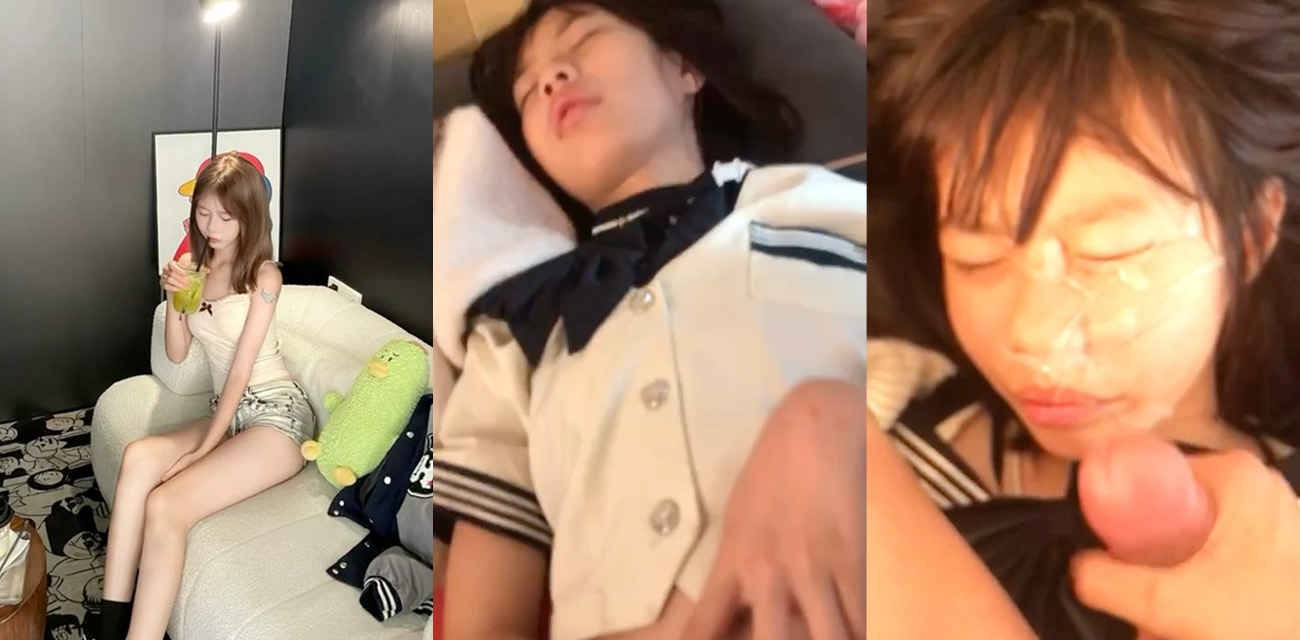 渣女睡男闺蜜给自己男友戴绿帽 男友一气之下将她灌醉带到酒店颜射一脸以示惩罚！