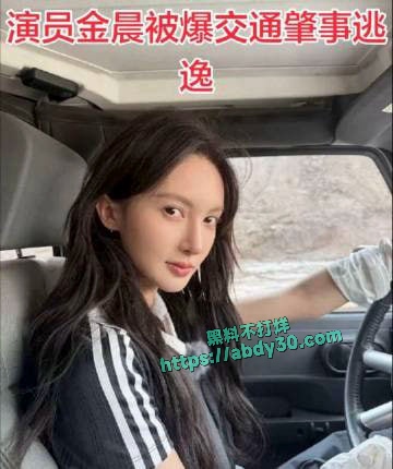 金晨被曝在浙江肇事逃逸让助理顶包骗保 13