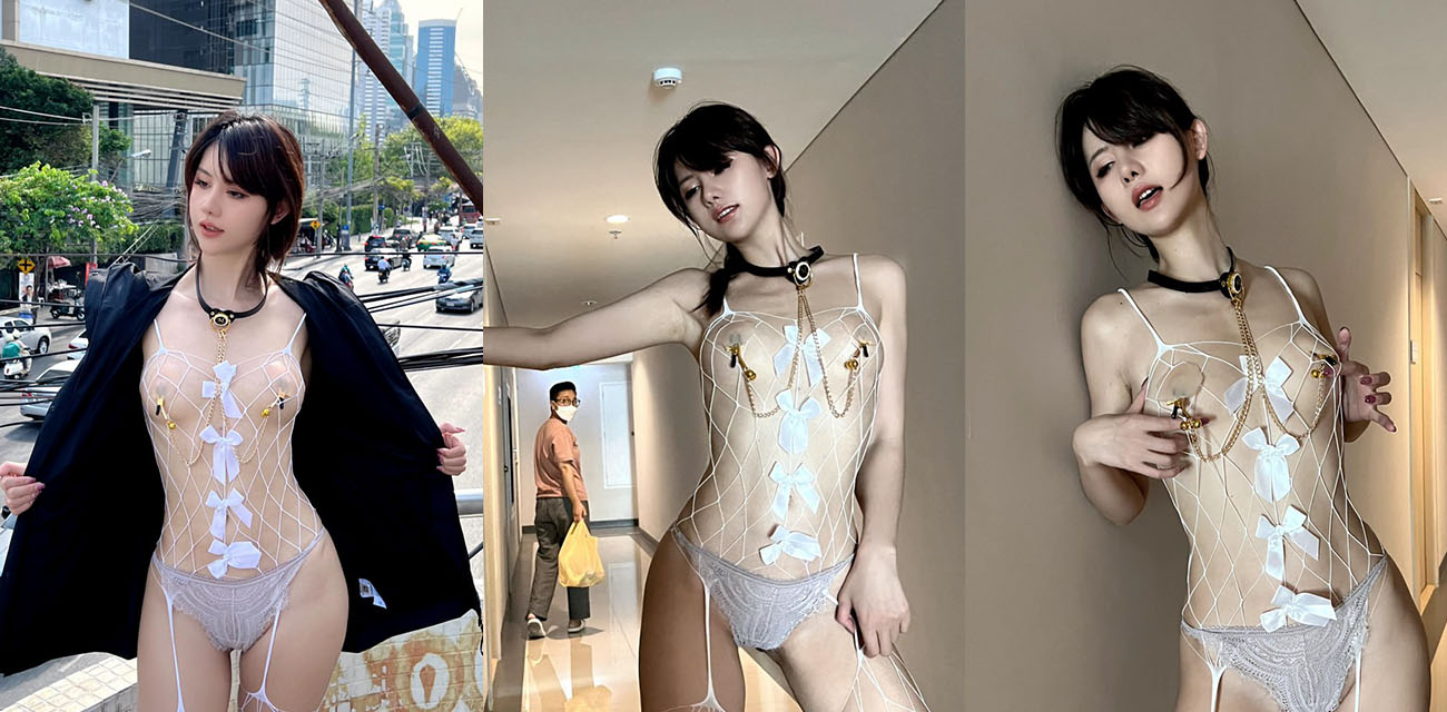微密圈极品嫩模阿朱大胆露出作品 完美身材尤物户外大玩露出 毫不介意路人眼光
