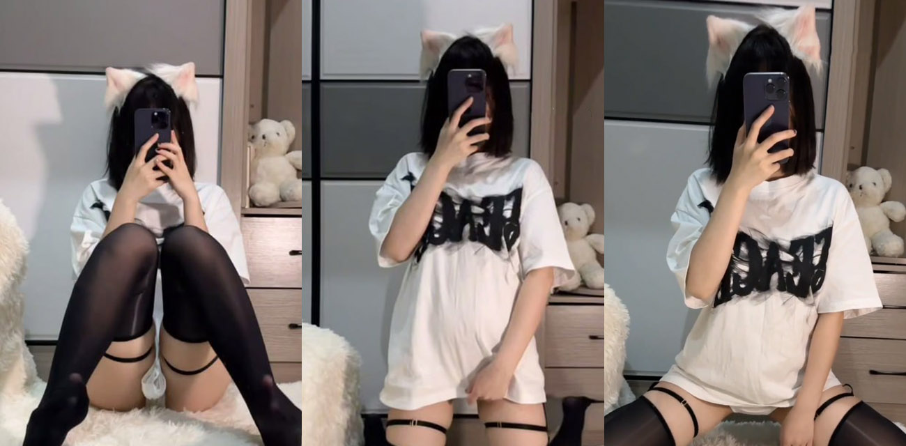 抖音美腿网红 天天宅 终于被榜一哥用金钱攻陷 1V1定制福利流出 掰B揉奶勾引特写