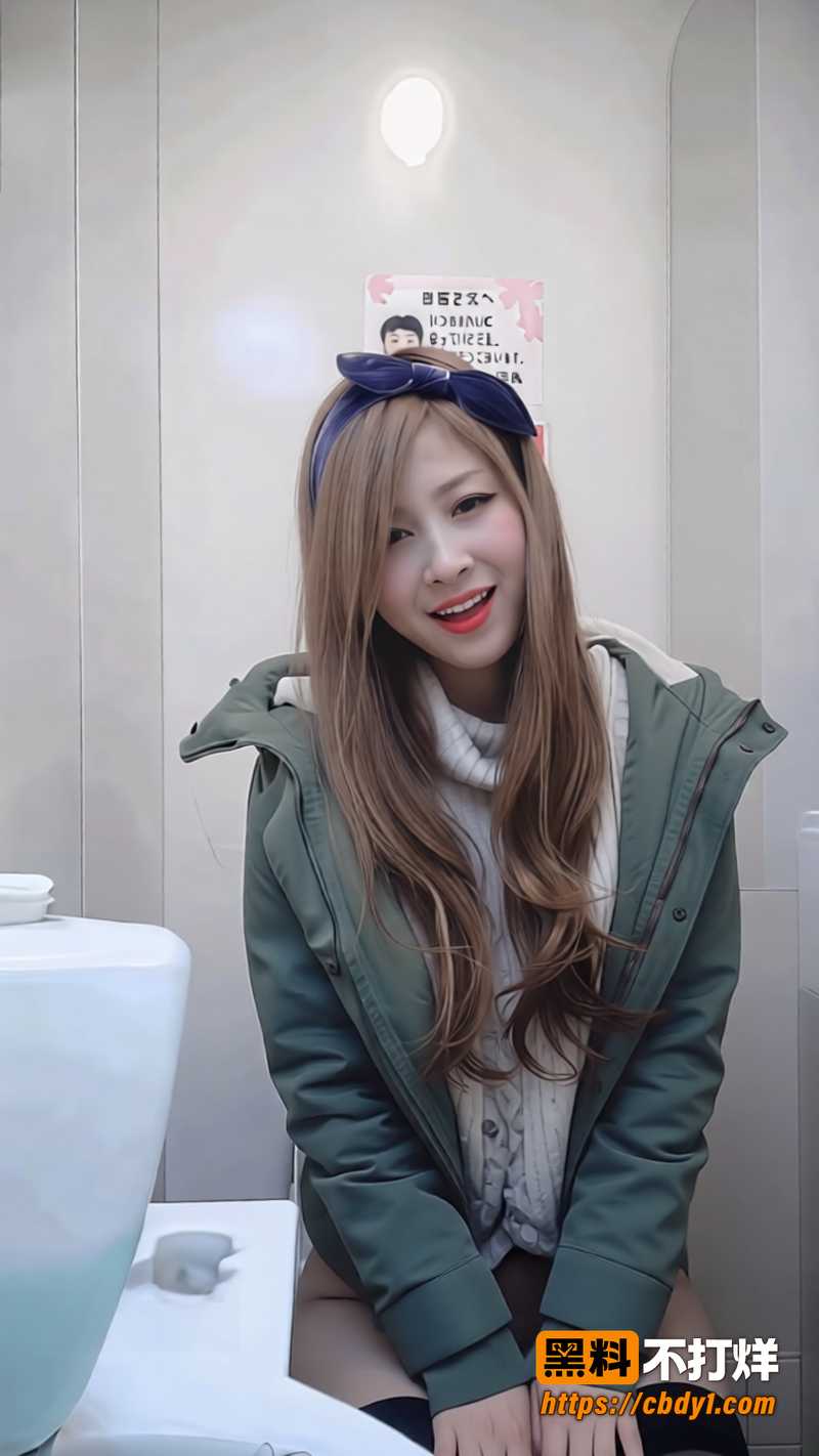 洗手间偷拍妹子在马桶边活动9