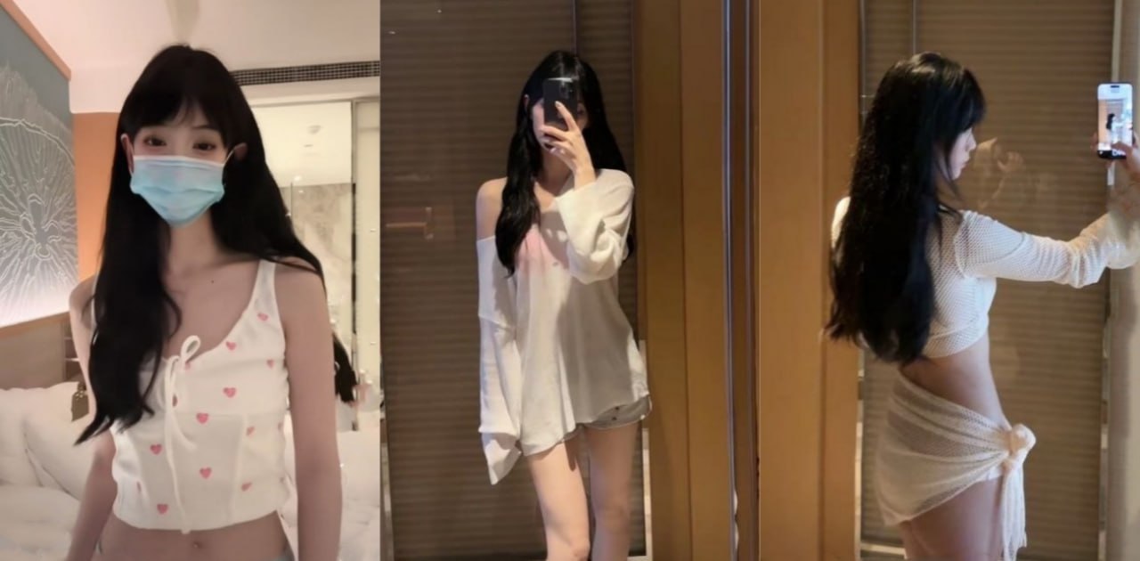 抖音清纯小网红 香菜丸子 也没顶住金钱的诱惑 给榜一大哥私拍福利泄露流出！