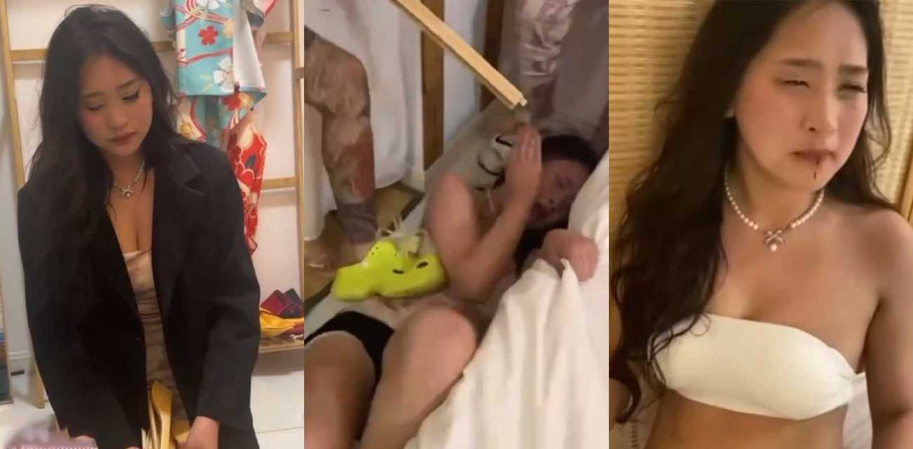 甘肃黑衣女大学生造黄谣害惨思思 被多名精神小妹诱骗酒店疯狂暴打 线下实录