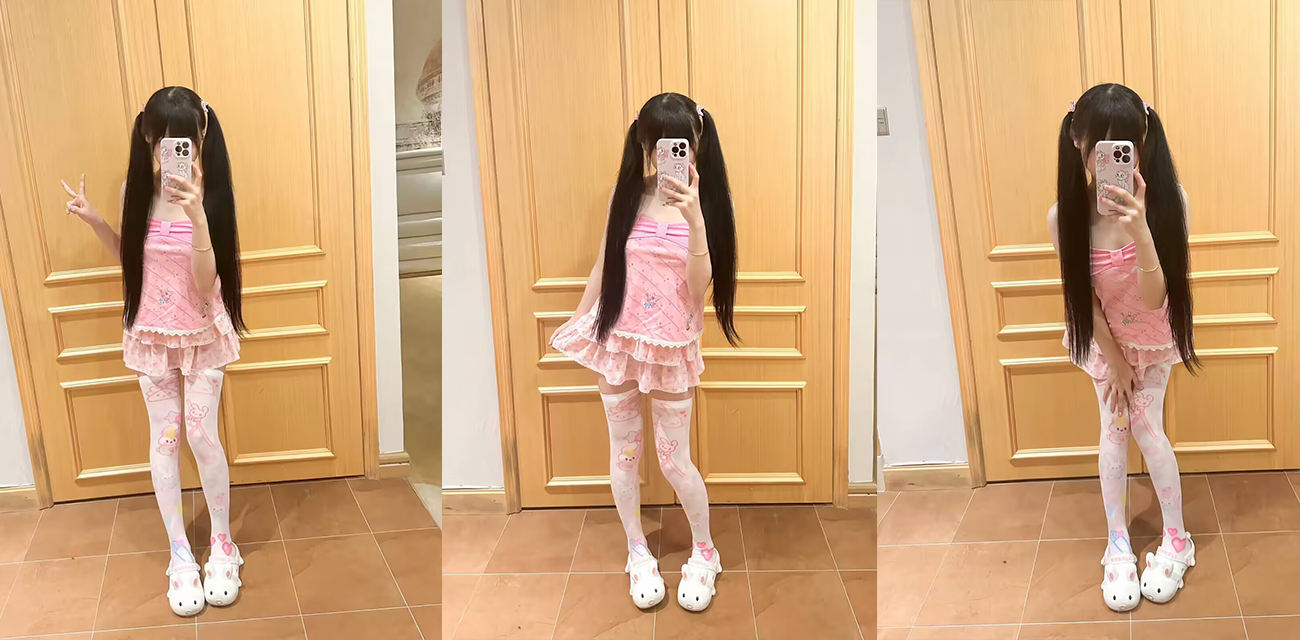 露脸双马尾少萝JK制服户外露出 穿着女儿服被金主猛插