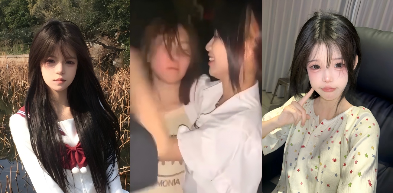 快手百万粉网红一只晨土豆黎翻车 夜里带姐妹扇女孩子脸 笑得太吓人