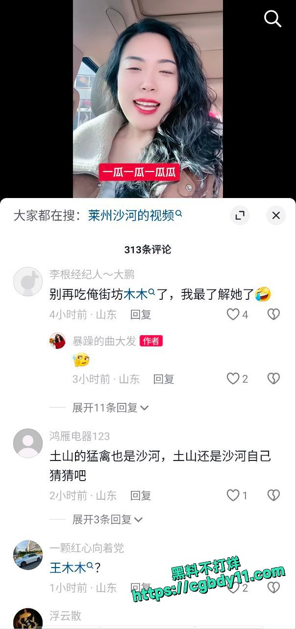 莱州沙河王木木烧烤店老板娘