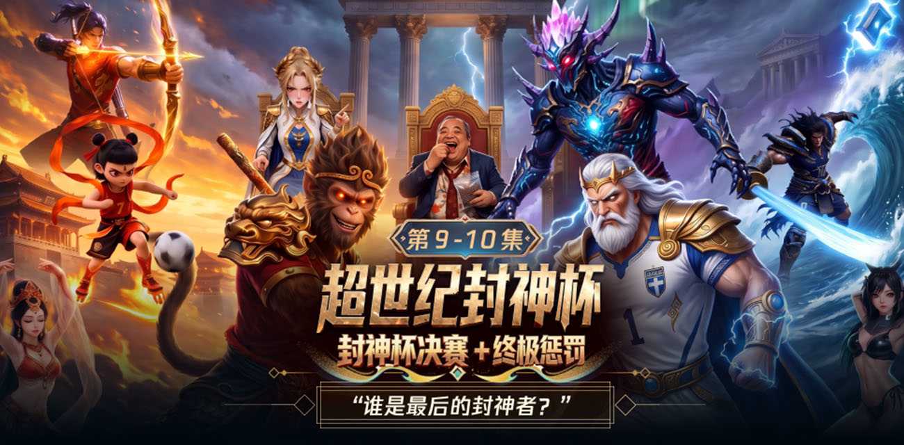 爆款跨国封神爽剧《超世纪封神杯》9-10完结 华夏神队逆转复仇深渊克苏鲁地球存亡大战