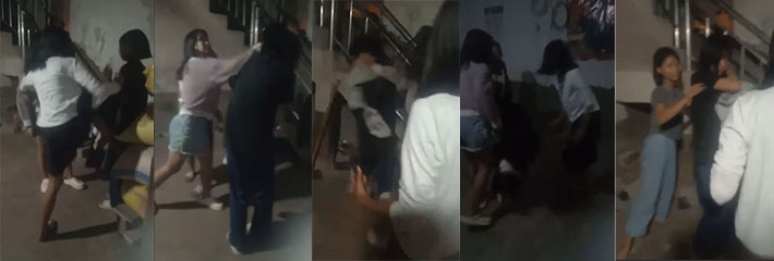 成都七中霸凌事件2，伙同几个伙伴在楼梯飞踢少女！超级坏呀！