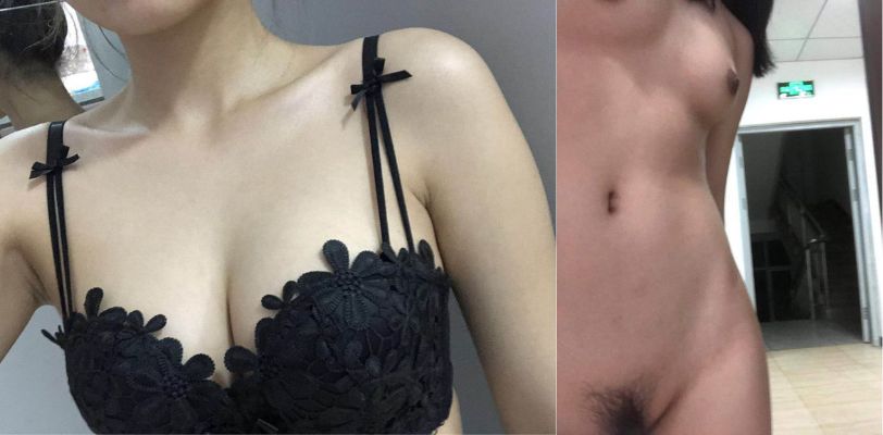 清纯护士反差极大 表面女神私下爱露出 敏感体质舔狗们完全不知道