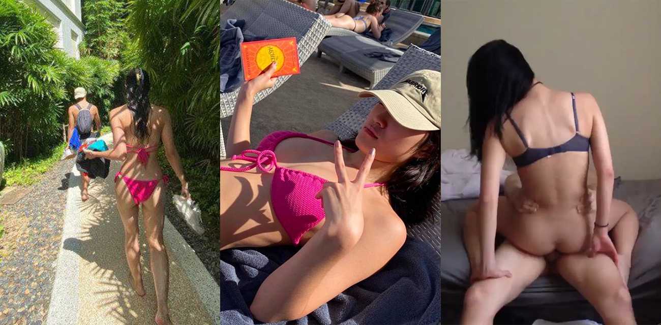 拥有极品身材的20岁高颜值大奶华裔妹子李瑜甜与前男友自拍的露脸做爱泄密