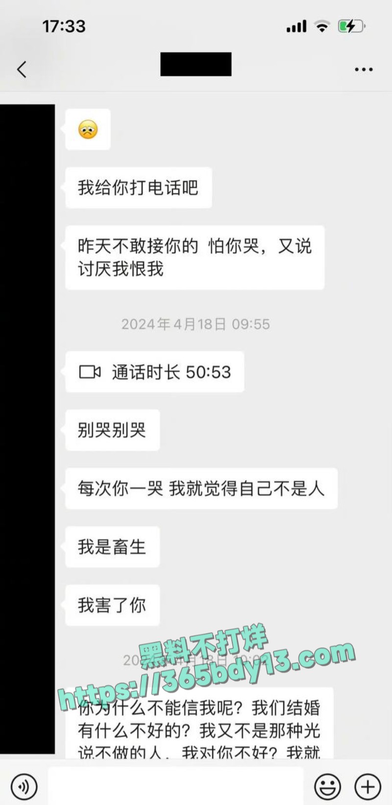 女网友与魏大勋聊天记录11