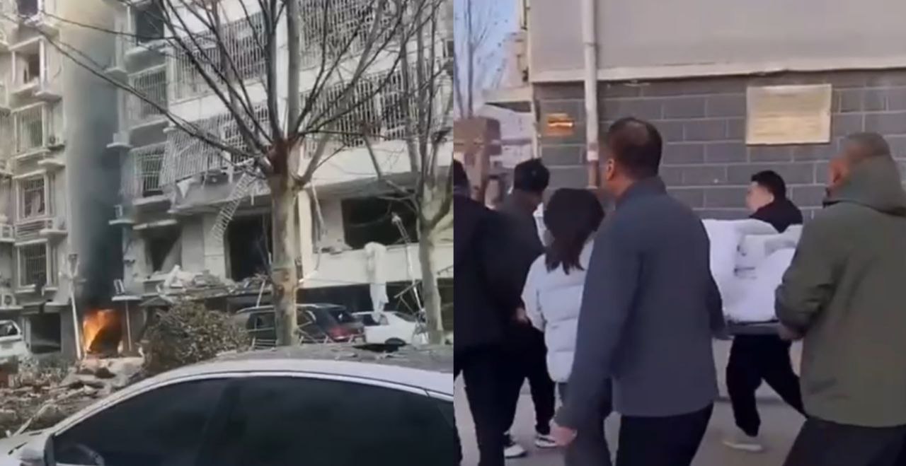 春节也要牢记安全第一思想 邢台任县邢湾小区发生爆炸 疑似天然气或者煤气罐