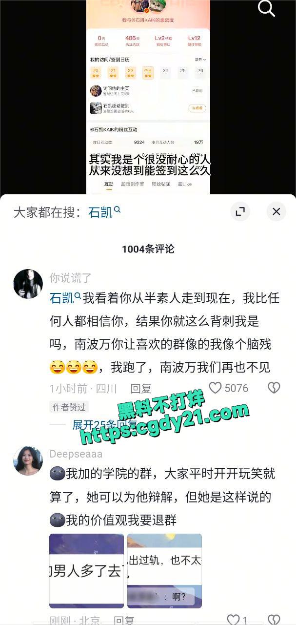抖音网红石凯