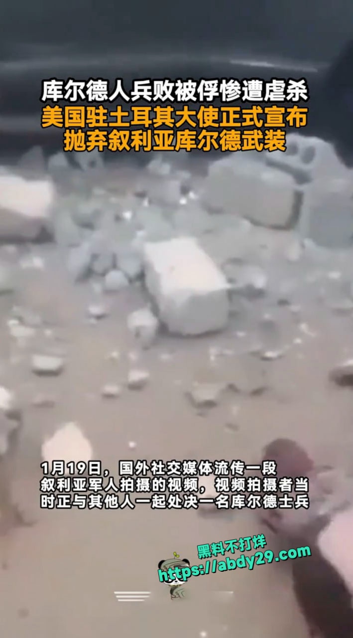 叙利亚ISIS士兵对库尔德女兵残忍处决 2