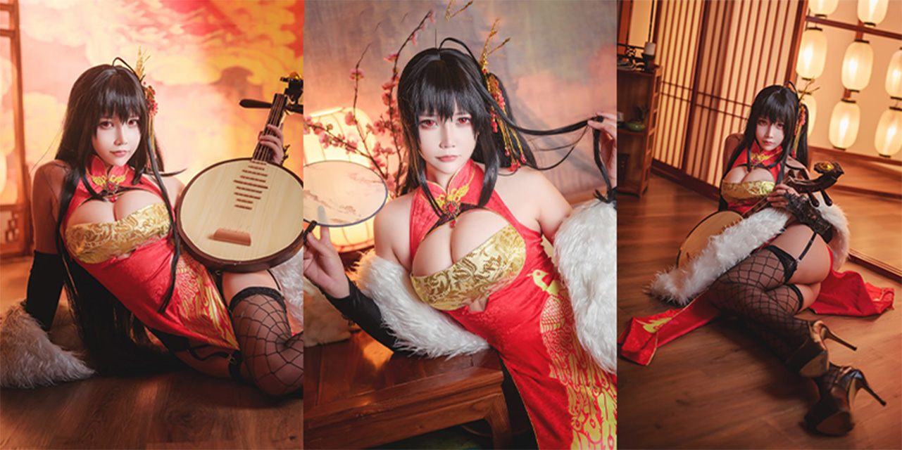 抱走莫子 最新大凤COS 推特巨乳御姐透视写真 性感曲线 简直让人欲罢不能