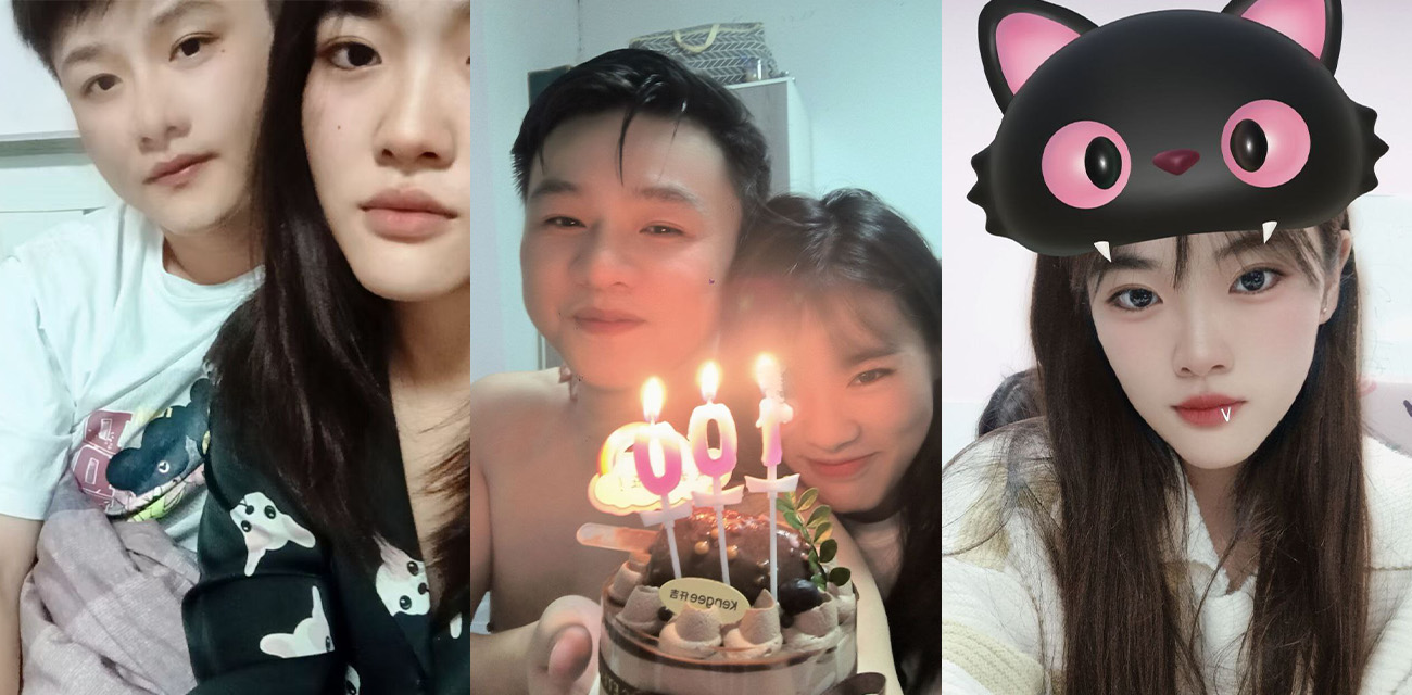 表面上十分恩爱的一对小情侣 分手后渣男就曝光两人激烈做爱视频