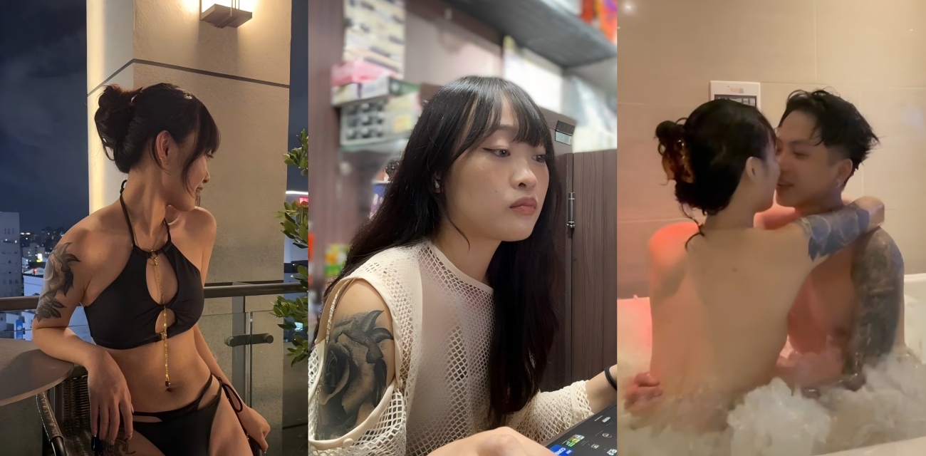 高颜值银行柜员张尹慧 与男友私密视频泄露 两人浴缸激战 水花四溅