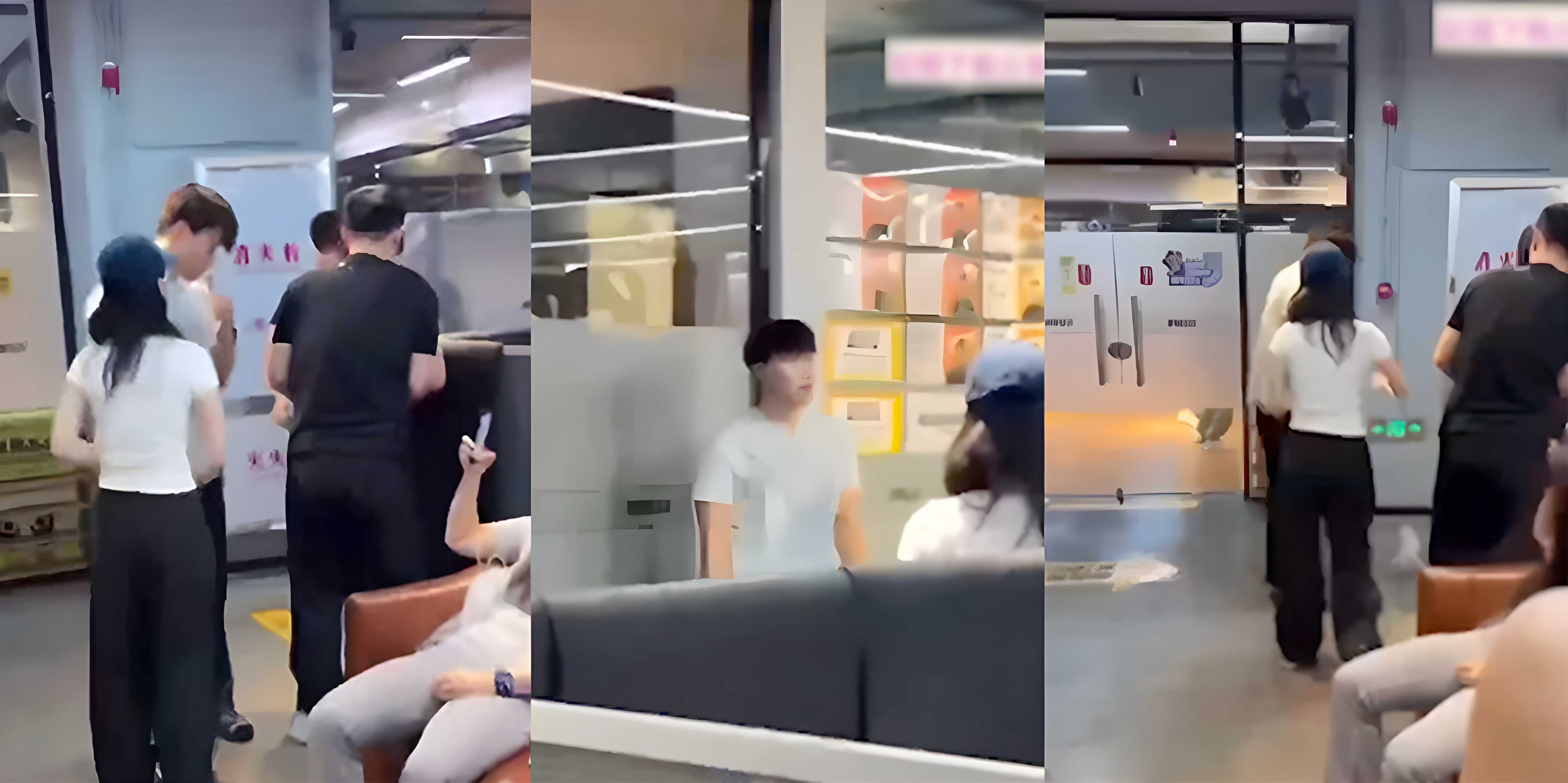 健身教练真会玩 脚踏4条船被2位女会员找上门 直接在店里疯狂扇耳光