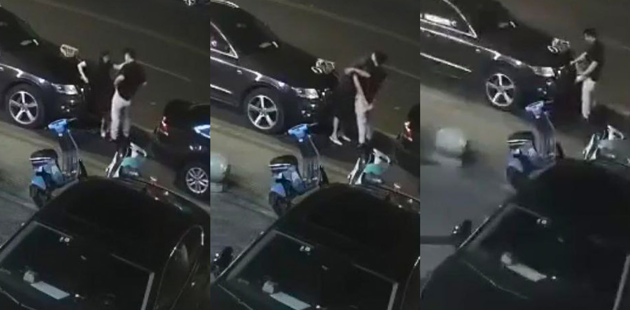 野鸳鸯精虫上脑 路边车旁激情啪啪 比av还刺激 不料两人找刺激被监控拍下 全程高能
