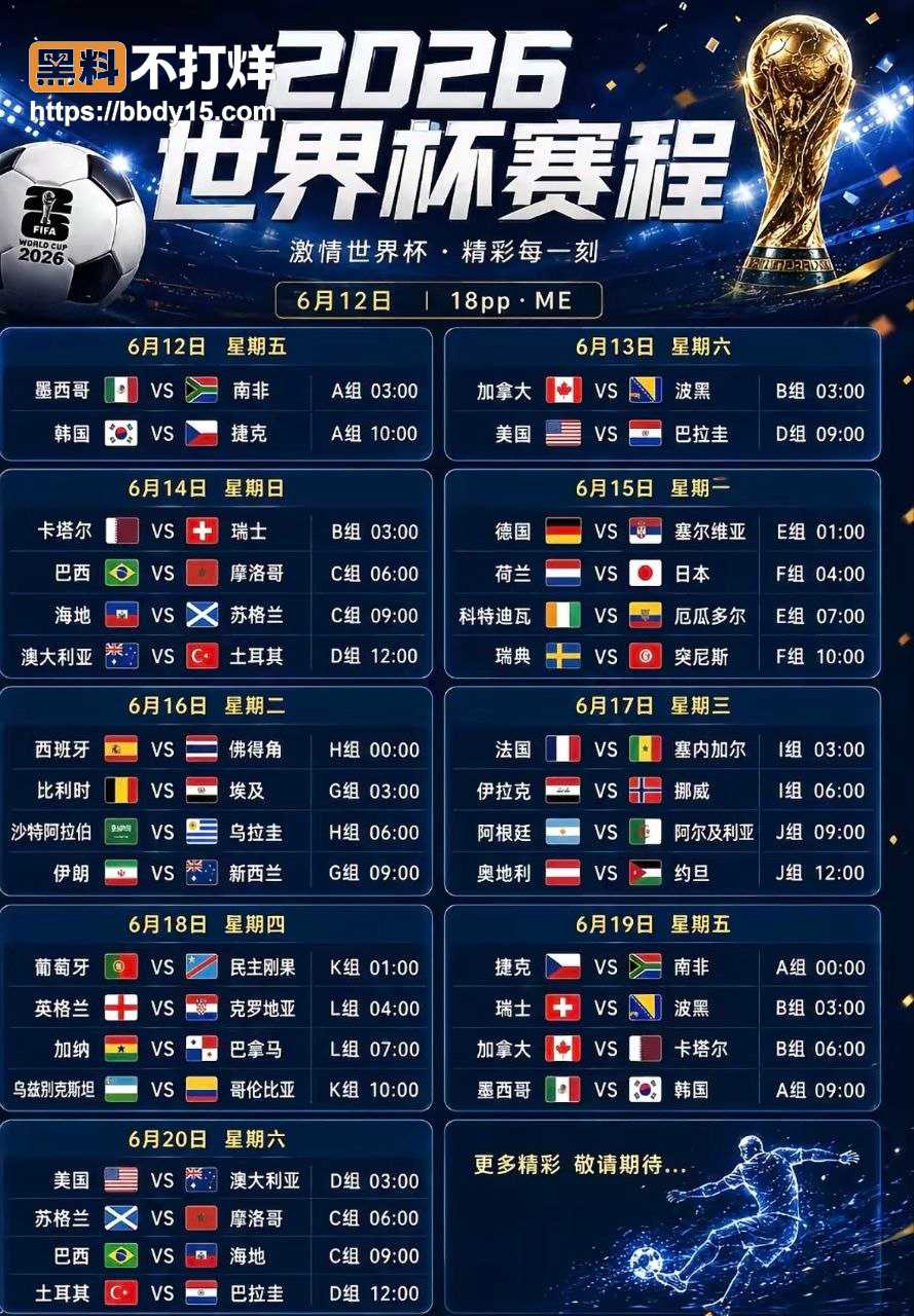 2026美加墨世界杯A组5