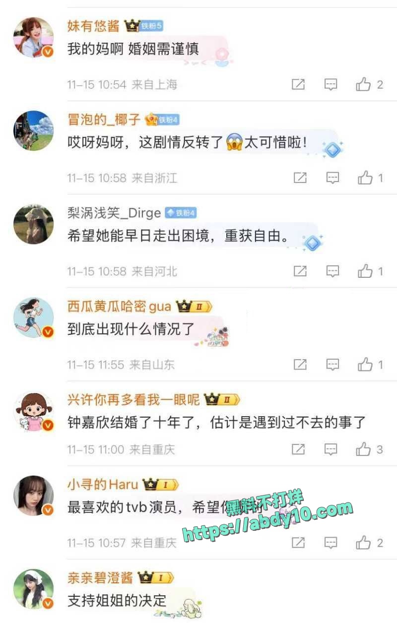 童年女神好彩妹钟嘉欣遭遇婚变1 6