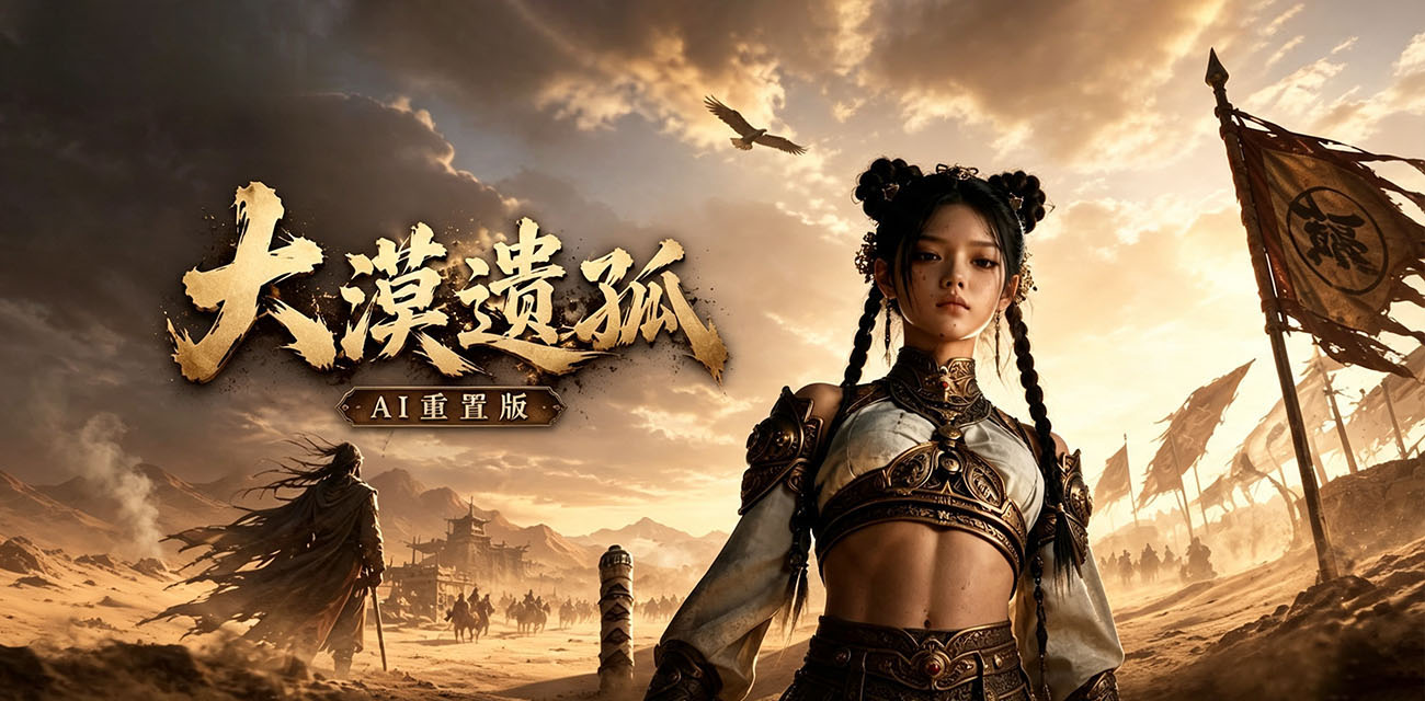 AI新势力成人漫剧《大漠遗孤》沙漠公主皇北霜金甲被撕碎沙漠轮奸