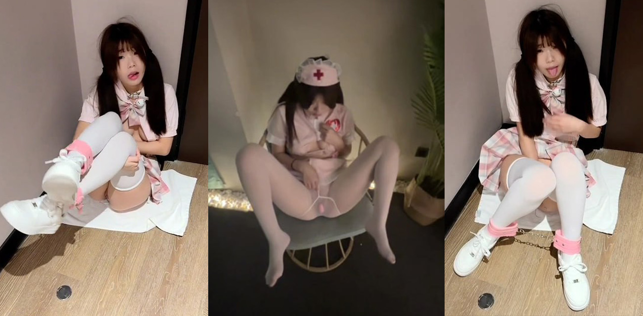 清纯高颜值嫩妹优米 护士女仆丝质内裤摩擦金主鸡巴装 露脸与金主啪啪视频曝光