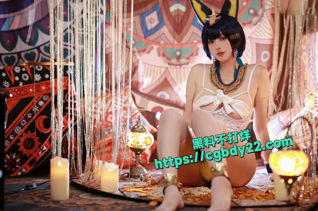 抖音热卖网红樱梨梨大尺度cosplay埃及猫 21
