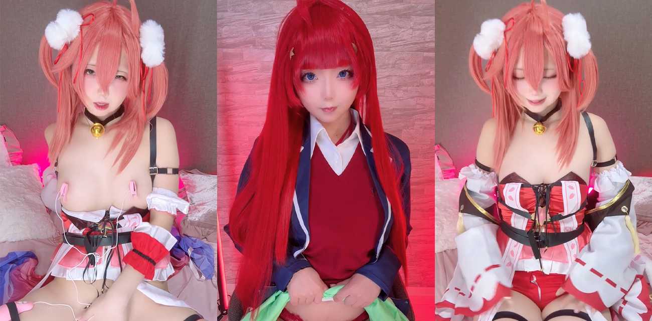 二次元顶级福利姬chuchu 多角色COS巨乳口乳狂玩 阳具深喉白浆四溢