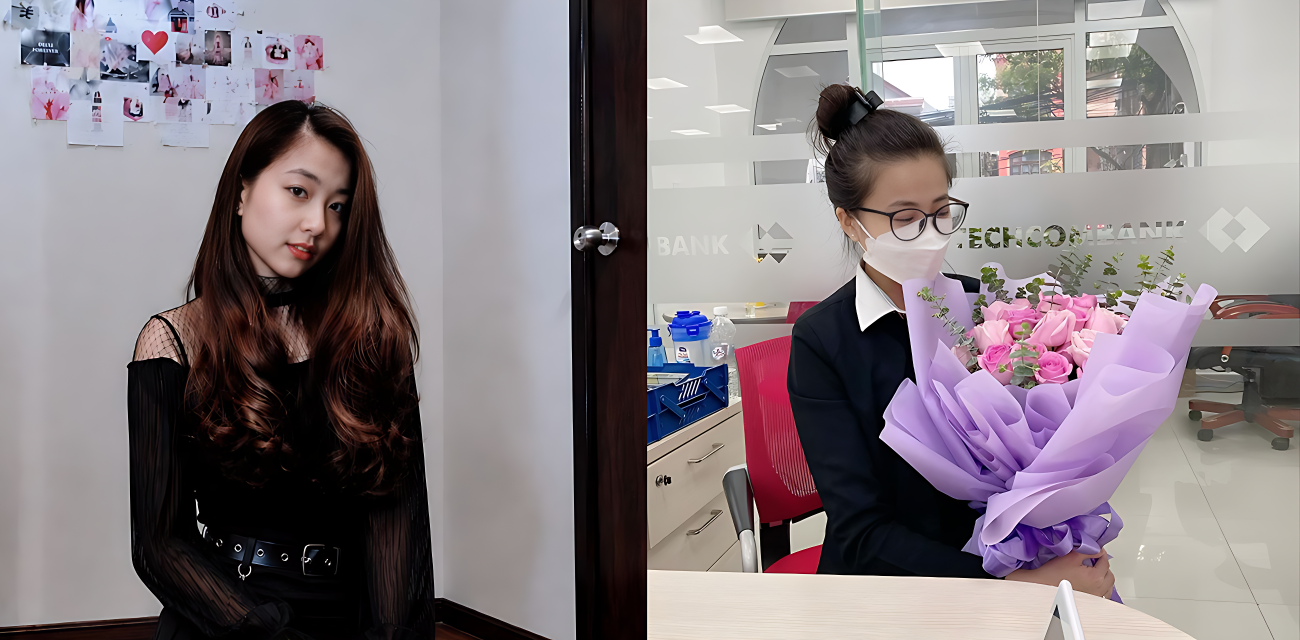 越南技商银行女职员被副行长潜规则后续来了 被副行长疯狂打桩