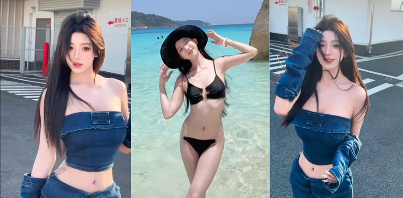 抖音190W粉丝女网红 山猫无名 女神人设直接踏房 为了炒作跟金主爸爸分手