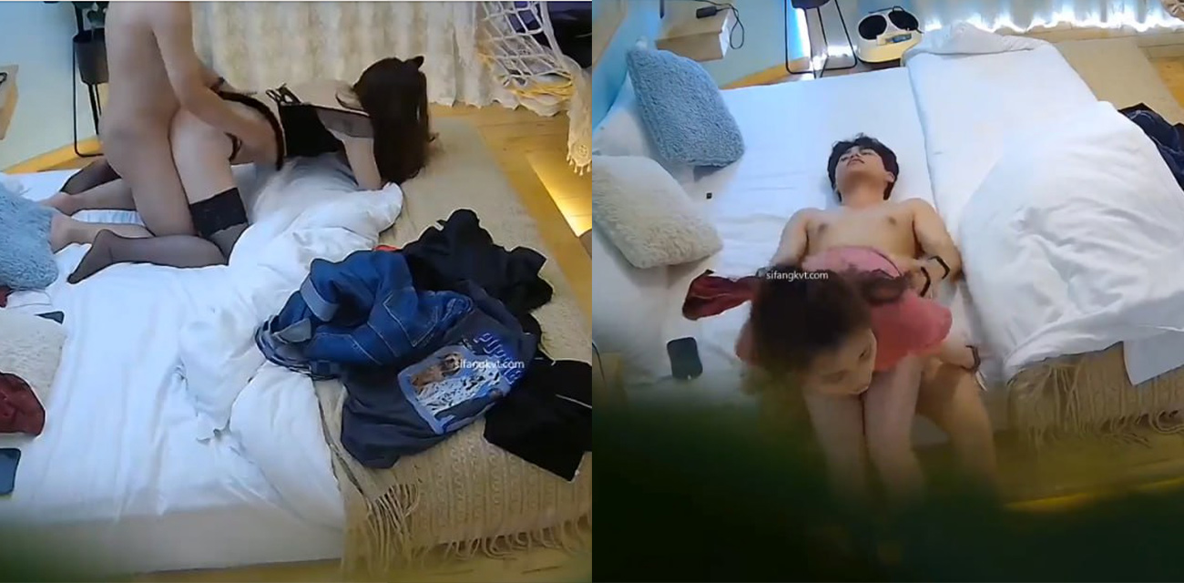 国庆假期旅游的小情侣 遭到酒店摄像头偷拍 女友清纯的颜值 火辣身姿穿上情趣装绝顶诱惑！