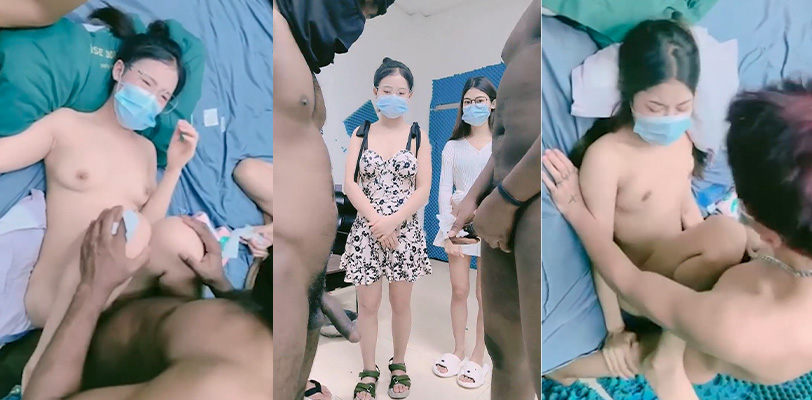 媚黑淫趴 小伙带着老婆和小姨子参加淫趴 老婆被巨根操的疼痛撕裂 妹妹瑟瑟发抖