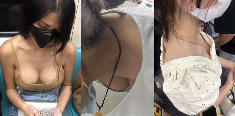 刺激人心的高抄 从上往下看空杯美女一览无余 两颗葡萄若隐若现 高抄美女合集