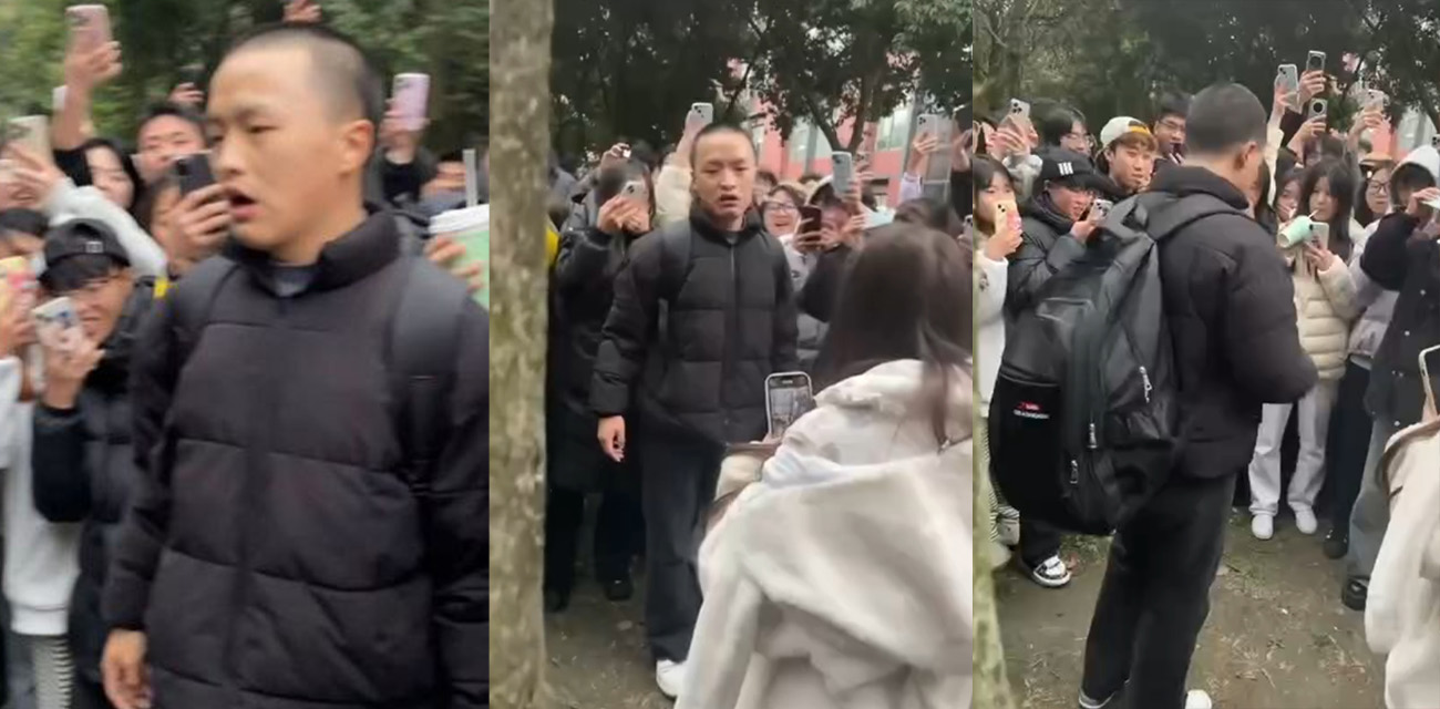 成都托普信息技术职业学院纯爱战神遭背叛 纯爱战士应声倒地 当场泪诉全过程引学生围观