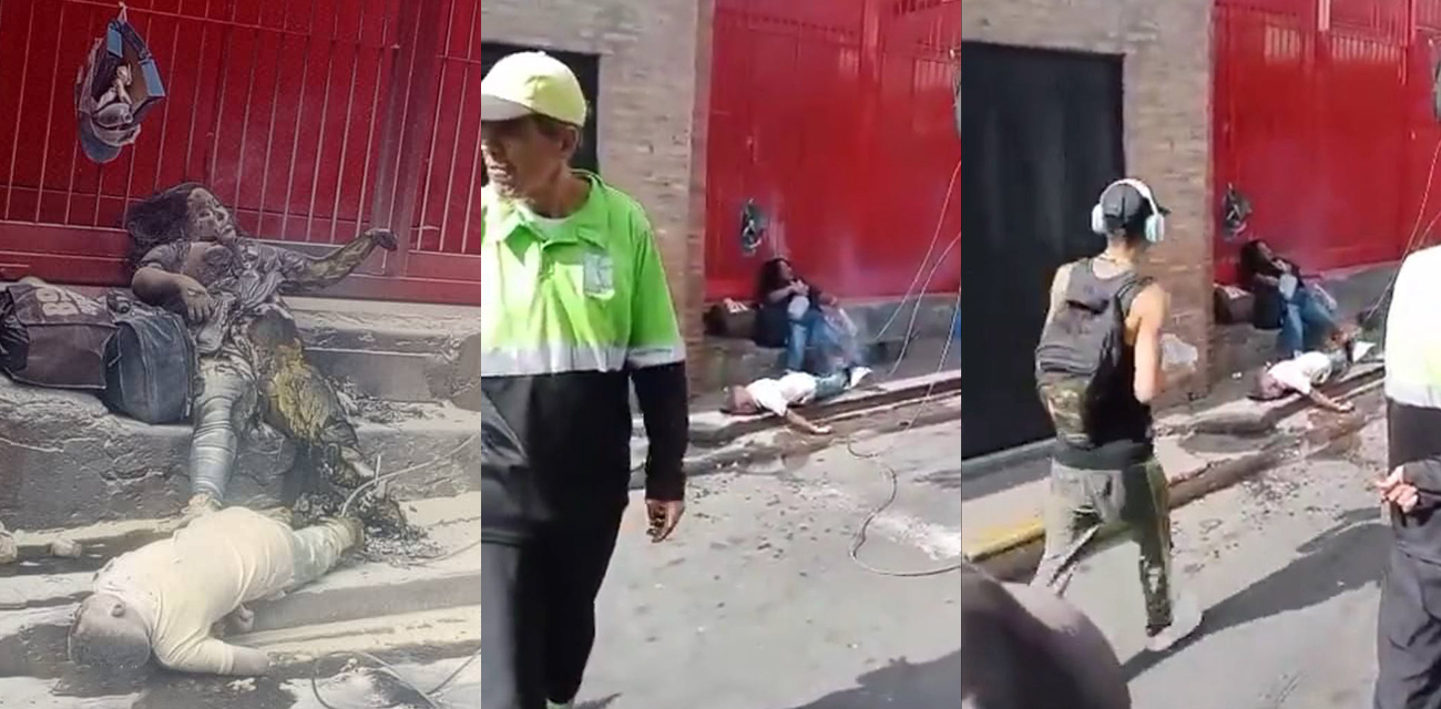 原来触电现场竟然这么恐怖 巴拿马一女子下车不慎接触电线 尸体被烧得面目全非