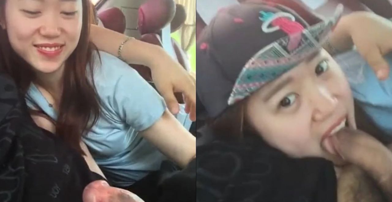 韩国疯狂情侣 竟然在公交车上给男友口交 小美女笑起来很阳光 玩的就是大胆刺激