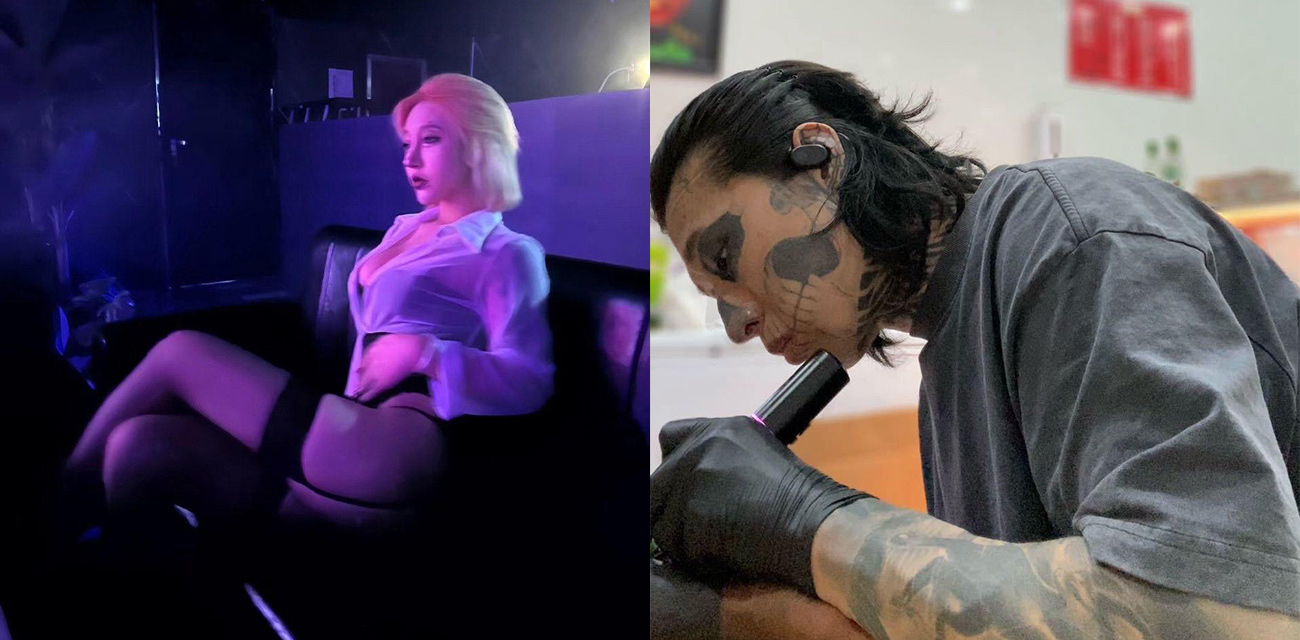 人人都害怕纹面少年 人人又羡慕纹面少年！僵尸男孩约炮女粉丝性爱视频曝光 这个世界当真是癫了！