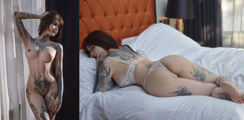 推特 龙猫夫妇 颜值巅峰白富美推特网红最新私拍流出！霸气刺青在她身上熠熠生辉甚是迷人！